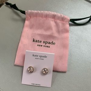 Kate Spade That Sparkle Pavé Round Large Studs